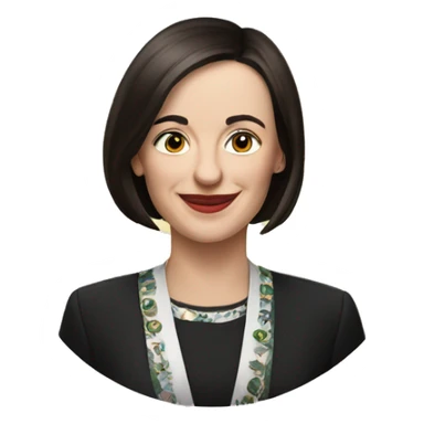 Maia Sandu and Iphone sticker