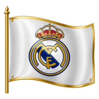 Real madrid flag sticker