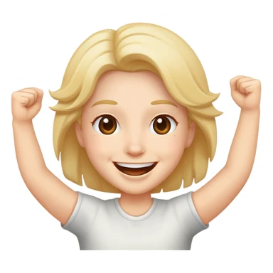 Yay happy cheering  sticker