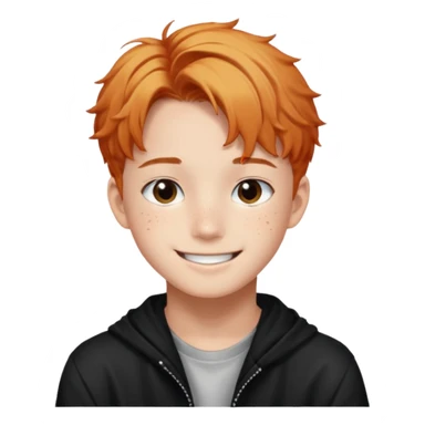 Felix from Stray Kids, K-pop idol with freckles sticker