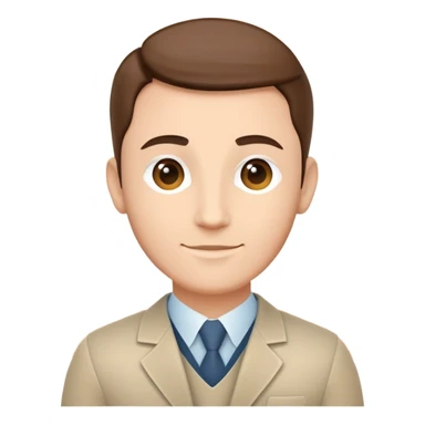 Design a minimalistic, friendly avatar icon representing Theirry, an AI therapist. The icon should feel calm, professional, and emotionally supportive—like a gentle, approachable guide. Use soft shapes, neutral or calming tones, and avoid overly robotic or cartoonish features. No sharp lines or expressions—just a warm, composed face that evokes trust, care, and emotional presence.

Make it abstract or human-inspired, but keep it simple, elegant, and web-friendly. sticker