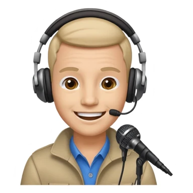 radio show host sticker