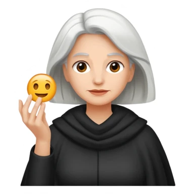 albino mutter mit weißem haar und heißer haut, ohne sommersprossen sticker