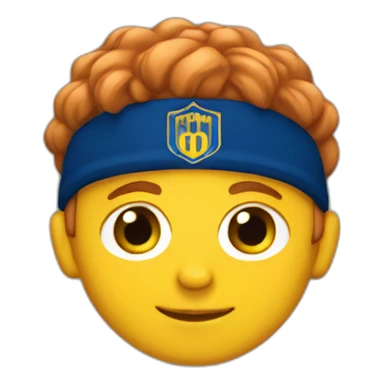 red haired kid with boca juniors jersey sticker