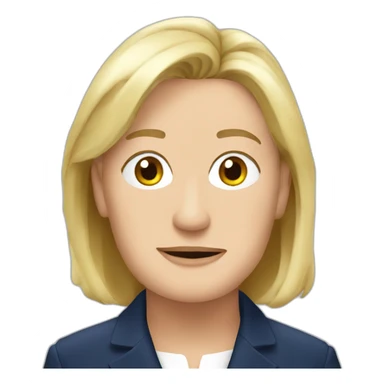 Marine lepen  sticker