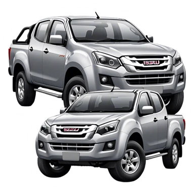 Isuzu D-MAX - Isuzu (Model Year: 2024) (Iconic colour: Grey) sticker