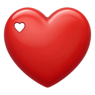 A red heart with the letter "J" in it sticker