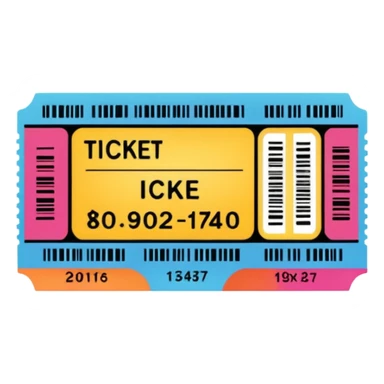 Ticket Check  sticker