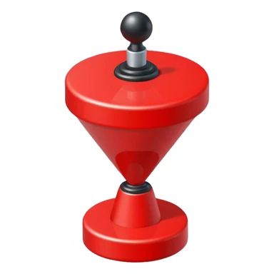 quiz buzzer, isometric style, Twemoji icon style sticker