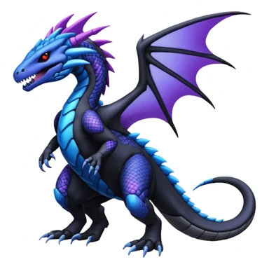 Salandit-Zekrom-Palkia-Fakémon-hybrid-creature (full body)  sticker