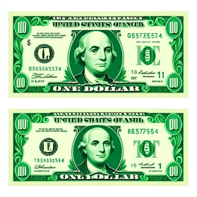 dollar sticker