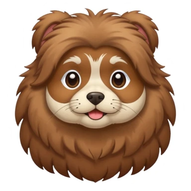 Liver colored ahoy tzu sticker