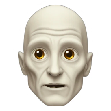 voldemort with no nose harry potter sticker