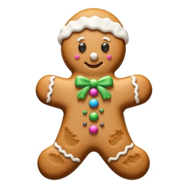 Christmas cookie sticker