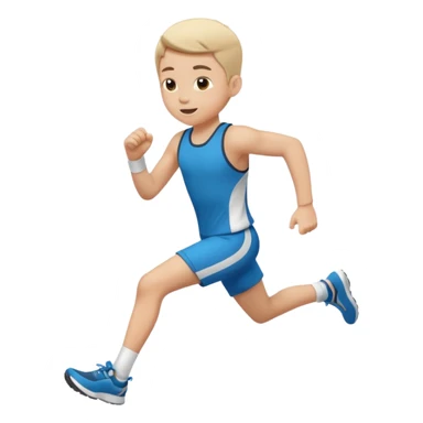 High resolution of ful body kid running  sticker