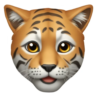 шотландский серый кот в оранжевом худи sticker