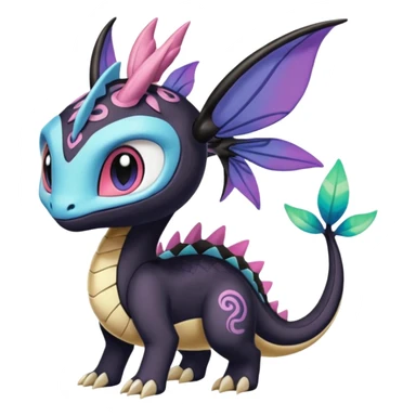Meloetta-Cresselia-Palkia-Spyro-Toothless-Stitch-Fakémon-creature-hybrid sticker