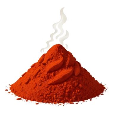 Chilli powder sticker