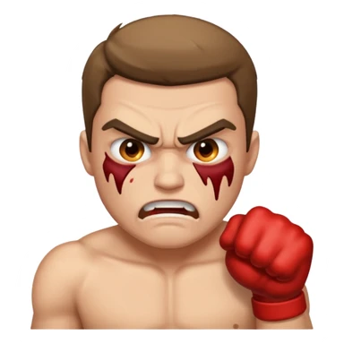 Guy hitting himself sticker