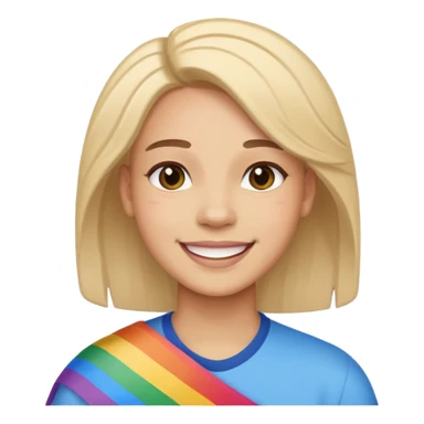 trans character sticker