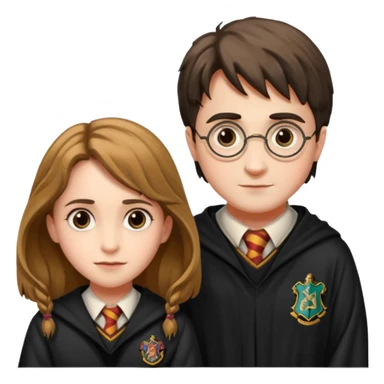 Harry potter and hermione sticker