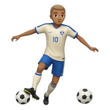 Lamine Yamal playing soccer sticker