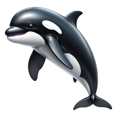 dystopian cybernetic android orca sticker