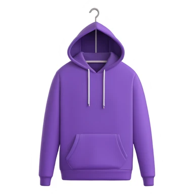 fashionable hoodie on a hanger sticker