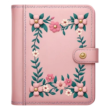 pink diary, coquette, loveshackfancy style  sticker