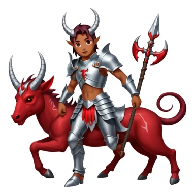 Arcangel san miguel pisando un demonio sticker