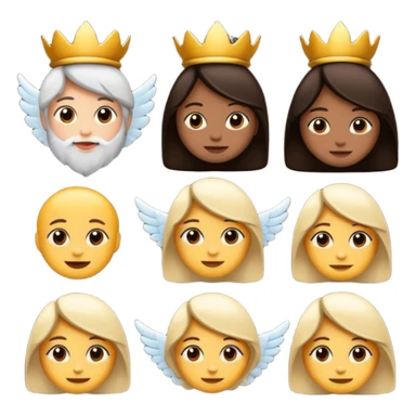 emojis para discord estilo anjo dark diferentes expressões sticker