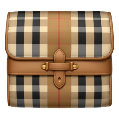 burberry plaid blanket folded  sticker
