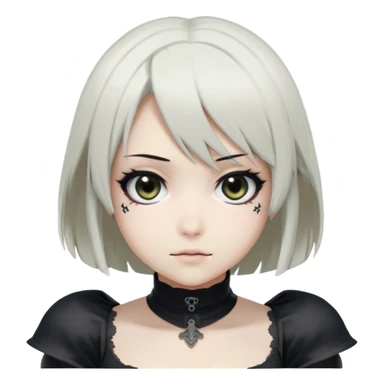 Create 2b from Nier:Automata sticker