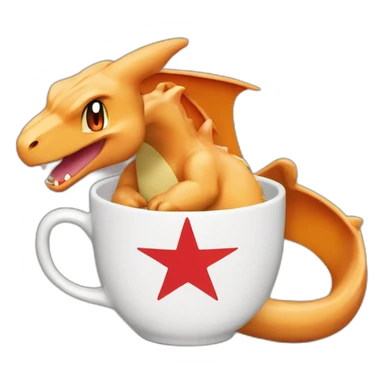 Charizard eat thé tunisan flage sticker