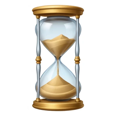 hourglass sticker