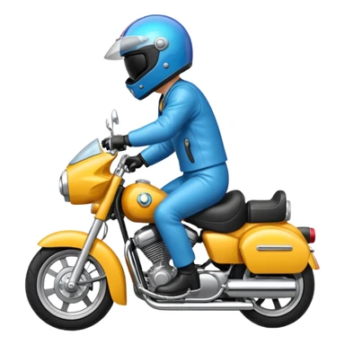 skibidi toilet on a motorcycle sticker