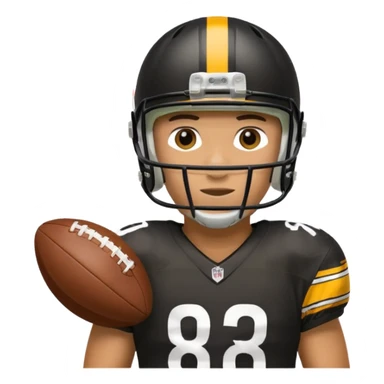 Steelers football team sticker