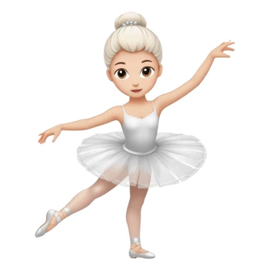 ballerina spinning sticker