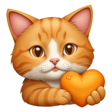 Cat sending love and kisses sticker