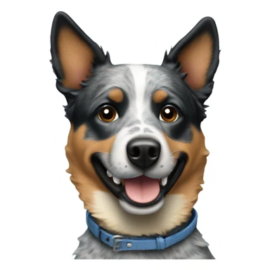 Blue heeler dog sticker
