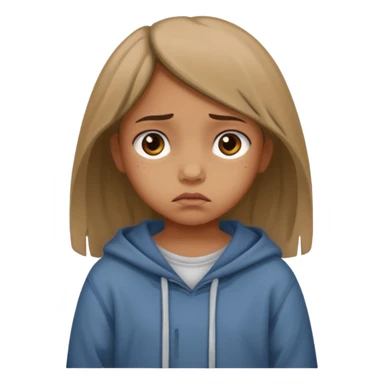 poor begger little girl sticker