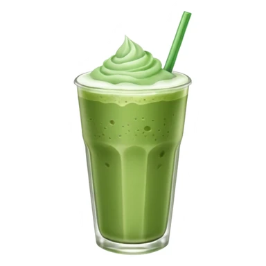 Iced matcha latte sticker