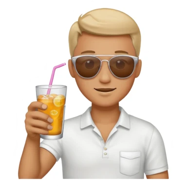 tatoo guy drink holders with sunglass sticker
