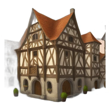 medieval luxurious town hall sticker