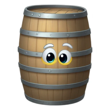 barrel of water sticker