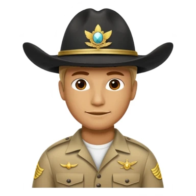 A navy seal with a sombrero sticker