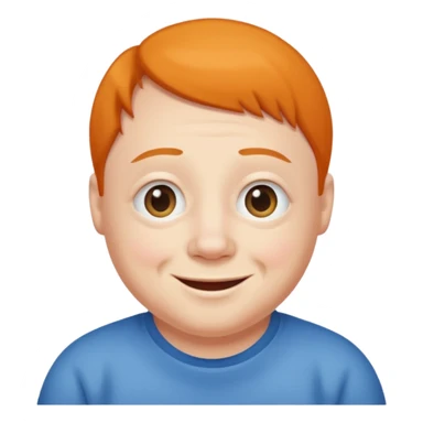 Down syndrome droopy eye smiling sticker