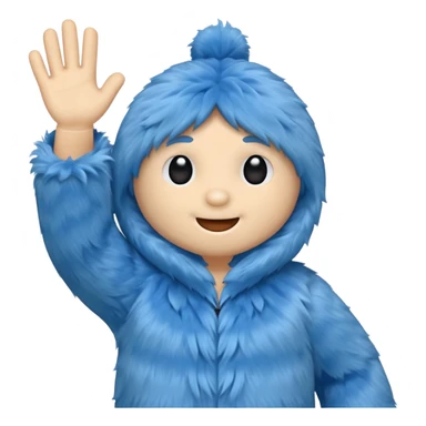 Un huggy wuggy saludando sticker