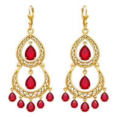 dangling earrings hanging style jewelry, sticker