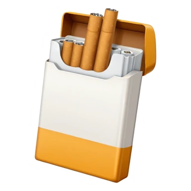 unopened pack of cigarettes, without any markings sticker